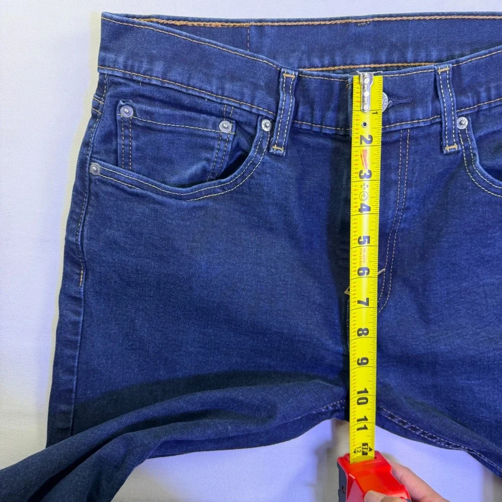 Levis 502 Regular Taper Mens Jeans Blue Indigo Stretch Denim 32x28